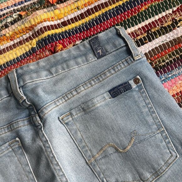 7 for all mankind Skinny Ankle cropped Jeans Size 29 - Picture 9 of 9